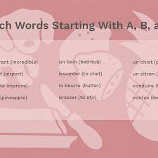 Filled or abounding with fog or mist. French Words Starting With A B And C