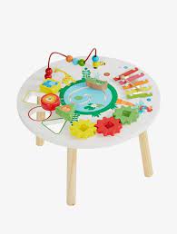 table d activites rose vertbaudet table d activite jeux en bois jeux amusants