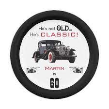 Custom Age Not Old But Classic Car Funny Birthday Paper Plate Zazzle Com Vintage Car Birthday Cars Theme Birthday Party Paper Plates Birthday