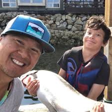 Luke Allard our new tagging guy at Percy Walkus Hatchery today.