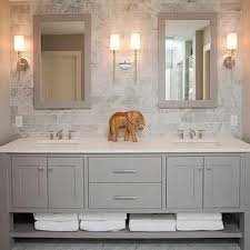This plan will build a 32 double vanity with center drawers that works with both under mount or vessel sinks. Refined Llc Bathrooms Double Vanity Double Sink Console Double Sink Vanity Gray Double Vanity Master Ba Bathroom Design Bathroom Styling House Bathroom