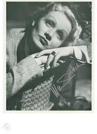 Marlene Dietrich signed photo in The Blue Angel, Morocco, Shanghi Express