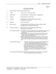 Contoh format laporan kegiatan monitoring dan evaluasi. Pk01 3 Format Laporan Doc