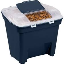 Dog food will stay fresh with plastic liner that is included. Ecoflex Dog Food Pantry And Double Dog Bowl Antique White Walmart Com Walmart Com