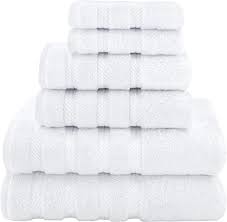 Offered in white and other solid spa bath towel. Amazon Com American Soft Linen Towel Set 2 Bath Towels 2 Hand Towels 2 Washcloths Super Soft Absorbent 100 Turkish Cotton Towels For Bathroom And Kitchen Shower Towel Worth 72 95 Bright White Home Kitchen