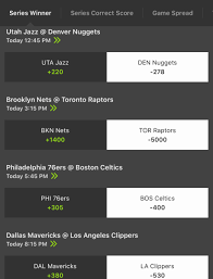 View today's nba matchups for predictions and picks on every nba basketball game. Nba Playoffs First Round Odds Bets And Predictions Sports Illustrated