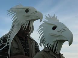 Birds Of A Feather Festival 2020 Eagle Mask For Helsinki Festival Finland No One Needs Feathers To Make Bird M Mascaras Modelismo In 2020 Masken Masken Kunst Kitsune Maske