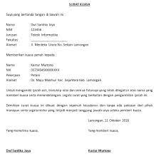 Dengan membaca artikel ini kamu akan bisa membuat surat kuasamu sendiri untuk berbagai keperluan. Contoh Surat Kuasa Pengambilan Ijazah S1