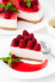 Cheesecake Aux Framboises Et A La Menthe Recette Recette Cheesecake Facile Cheesecake Facile Cheesecake Framboise