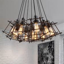 American Loft Vintage Pendant Light Personality Wrought Iron Lights Edison Nordic Lamp Industrial Cage Lamp Retro Hanging Lighting Fixtures Plug In Hanging Lamp Designer Pendant Lights From Flymall 42 4 Dhgate Com