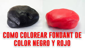 Por eso te mostraremos a continuación, un montón de fotos e ideas de. Como Colorear Fondant De Color Rojo Y Negro Youtube
