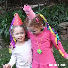 Start with a 12″x18″ sheet of colored construction paper. Diy Party Hat Craft The Craft Train