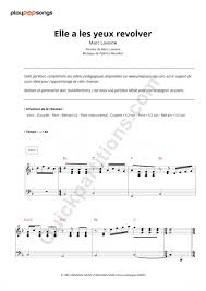 Elle a les yeux revolver, elle a le regard qui tue elle a tiré la première, m'a touché, c'est foutu elle a les yeux revolver, elle a le regard qui tue elle a tiré la все тексты marc lavoine >>>. Support De Cours Elle A Les Yeux Revolver Playpopsongs Partition Digitale