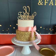 Nia s 30th birthday cake le bakery sensual. 30th Birthday Cake Topper Birthday Cake Topper 30 Fabulous Etsy 30th Birthday Cake Topper 25th Birthday Cakes 30th Birthday Cake For Women