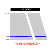 mgm grand garden arena concert seating chart interactive