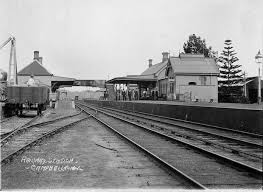 Campbelltown Railway Station In The Southwestern Suburbs Of Sydney Year Unknown It Opened In 1858 Suburbs Railway Station Australia