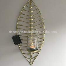 Li44a canterbury double measures 36.5cm wide x 26cm high x projection approximately 14cm li44b york double measures 41.5cm wide. Leaf Wall Sconces Candle Holder Buy Leaf Wall Sconces Candle Holders India 4 Star Pillar Candle Holders Cb2 Wall Mounted Votive Candle Holder Product On Alibaba Com