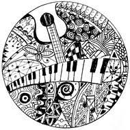 Their min testing subject was carl jung. Anti Stress Coloring Pages Music