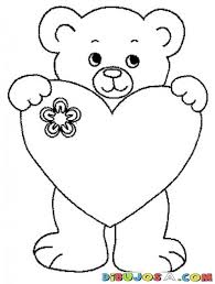 Resultado De Imagen Para Dibujos De Osos Con Corazones Para Colorear Oso Para Pintar Dibujos Para Colorear Faciles Dibujos Para Colorear