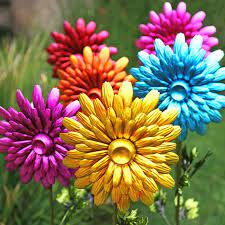 Check spelling or type a new query. Large Metal Flower Garden Stakes Set Of 5 Only 79 95 At Garden Fun