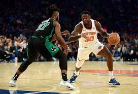 The starting lineup for the knicks against the celtics can be seen in a post below from fantasylabs nba. New York Knicks 105 75 Boston Celtics Twitter Erupts As Julius Randle And Crew Dominate Spoiling Kemba Walker S Return