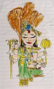 Lord Vishnu Painting By Nithvin Vinu Better you go to near by iskcon temple or read there book. lord vishnu painting by nithvin vinu