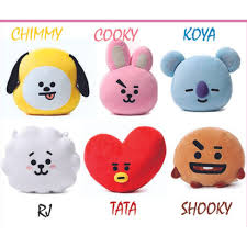 Ready stock (baru) boneka bts impor ukuran boneka: Ready Stock Boneka Bt21 Bts Doll Kpop Bangtan Van Koya Shooky Rj Tata Cooky Mang Chimmy Bt21 Doll Shopee Indonesia