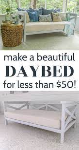 How To Build A Diy Daybed For 50 Diy Home Furniture Diy Daybed Simple Furniture