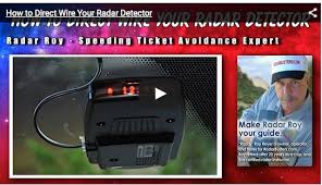 Do you want the look of a professional install of your radar detector by clearing your dash and cigarette lighter? How To Direct Wire Your Radar Detector Radar Roy