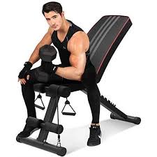 Abdominaux fessiers et pectoraux (avec: Banc De Musculation Klarfit Achat Vente Pas Cher