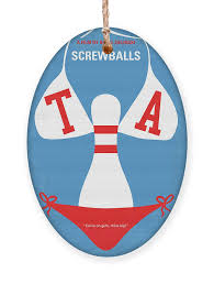 No1302 My Screwballs minimal movie poster Ornament by Chungkong Art - Fine  Art America