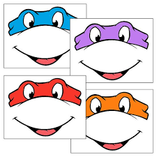 Instant Download Ninja Turtles Eyes With Mouth For Balloon Stickers Ninja Turtle Birthday Ninja Turtle Party Ninja Turtles