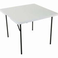 Lifetime Square Blow Mould Table 94cm Fold In Half Table Half Table Table