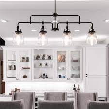 Shop Sea Gull Lighting 6614504 782 Belton Four Light Kitchen Island Pendant At Lowe 39 S Canada Dining Room Lighting Kitchen Island Lighting Rustic Kitchen
