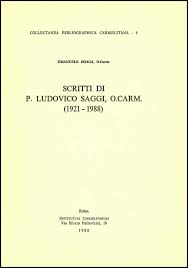Scritti di P. Ludovico Saggi, O.Carm. (1921-1988). – La Madonna del Carmine