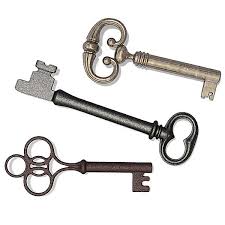 3d 3 Skeleton Keys Model Key Skeleton Key Old Keys