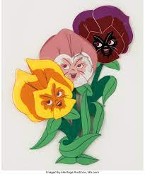 I decided that i wanted to make a paper flower centerpiece for her using a recycled. Alice In Wonderland Golden Afternoon Flowers Production Cel Walt Lot 95158 Heritage Auctions