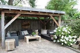 Fliser Som Underlag Og Overgang Mellem Overdaekket Terrasse Og Fri Terrasse Overdaekket Terrasse Terrasse Haveideer