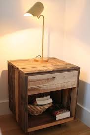 All With Pallets God I Would Love This For A Side Table Near My Bed Bedroom Night Stands Diy Furniture Furniture Diy
