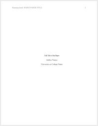 Which the paper is being written. Apa Format Cover Page Example All Products Are Discounted Cheaper Than Retail Price Free Delivery Returns Off 60