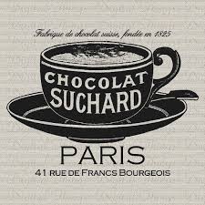 Vintage French Chocolate Paris Chocolate Cocoa French Decor Etsy In 2020 French Ephemera French Typography Vintage Labels
