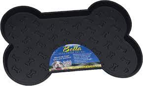 Liquid soaks into it like a sponge, then you can toss it in the. Loving Pets Bella Bone Dog Bowl Mat Large Chewy Com