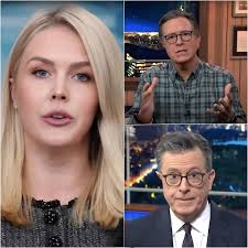 What began as a playful interview spiraled into chaos when Karoline Leavitt  flipped the script—literally. As Stephen Colbert tossed out his usual  zingers, Leavitt came armed with facts, fire, and zero tolerance