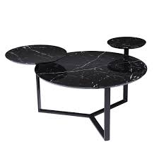 Made of veneers, wood and engineered wood; Office Depot And Officemax For Sei Saxelby Faux Marble Cocktail Table 20 1 4 H X 43 W X 33 D Black Accuweather Shop