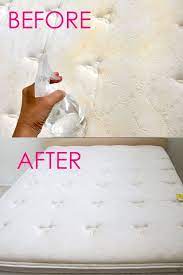 How To Clean Mattress Stains Naturally In 10 Minutes Magic Diy Green Cleaner That Completely Cleans An Clean Mattress Stains Mattress Cleaning Mattress Stains