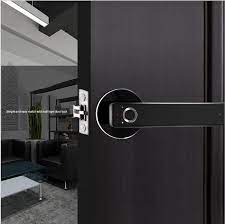 Biometric Fingerprint Digital Electronic Door Handle Lock Free Shipping Fingerprint Door Lock Door Handles Door Handle Design