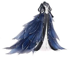 Evernight Monologue Fantasy Gowns Dress Drawing Anime Dress