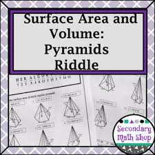Because when working with worksheets, students are dedicated to answering the questions that are previously available. Surface Area And Volume Pyramids Riddle Worksheet By Secondary Math Shop