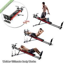 Details About Workout Machine Weider Ultimate Body Works Bench Fitness Exercise Gym Equipment