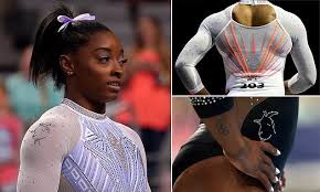 Her latest triumph came at. Olympic Gymnast Simone Biles Added Bedazzled Goats To Her Leotards To Hit Back At The Haters Daily Mail Online